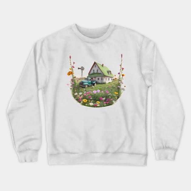 farm house Crewneck Sweatshirt by JnS Merch Store